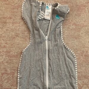 Love to Dream Striped Gray Sleep Sack